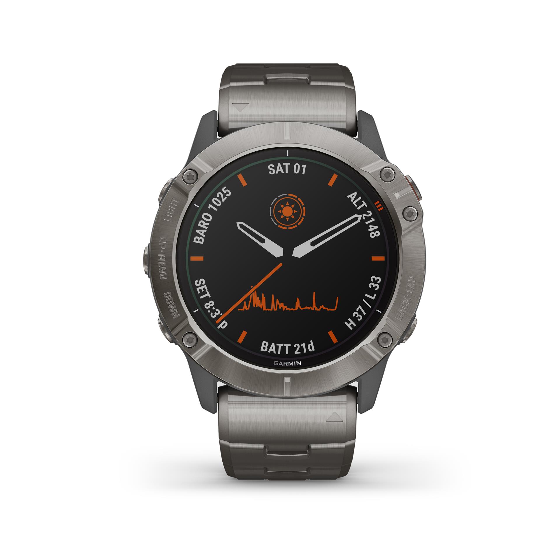 Garmin Fenix 6X Solar Smartwatch, Grey