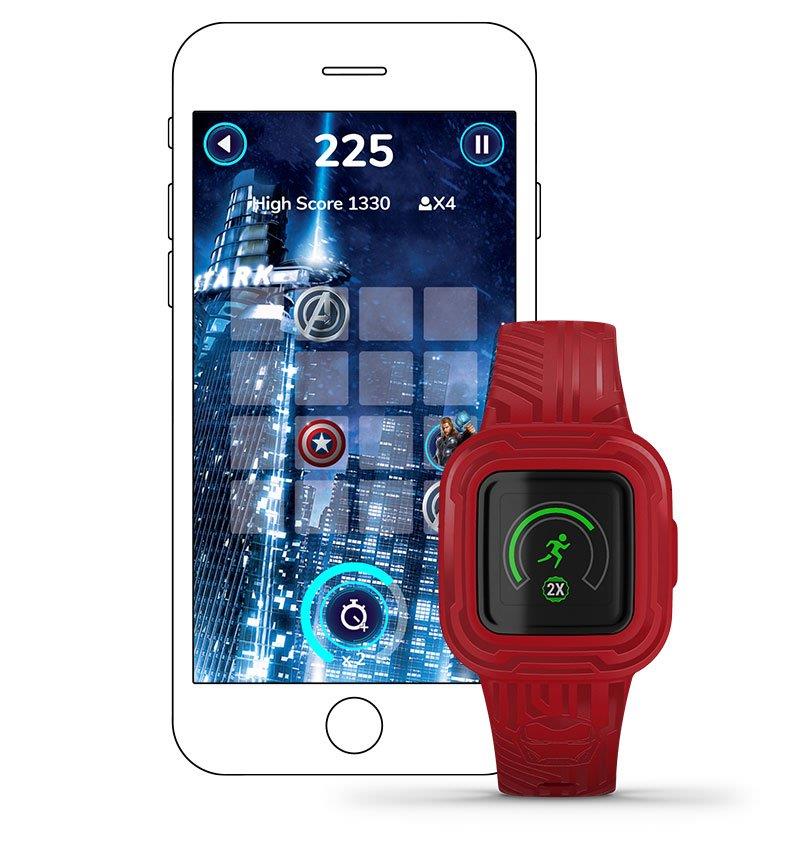 Garmin vivofit jr. 3 Marvel Smartwatch for kids, Iron Man
