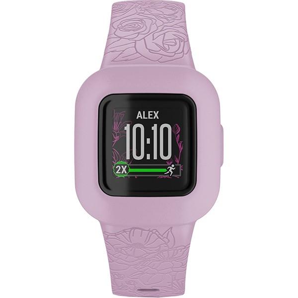 Garmin vivofit jr. 3 Smartwatch for kids, Lilac Floral