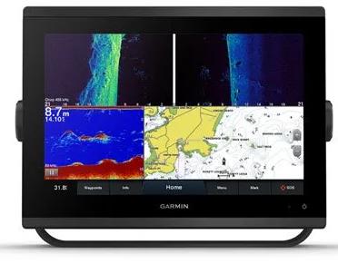 Garmin GPSMAP 1223xsv SideVü, ClearVü ja tavaline CHIRP sonar üleilmse põhikaardiga