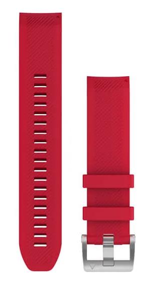 Garmin QuickFit 22 Silicone Watch Strap, Plasma Red