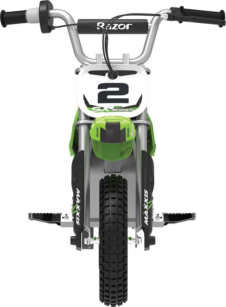 Razor Dirt Rocket SX350 McGrath Vaikiškas elektrinis bekelės motociklas, Žalias