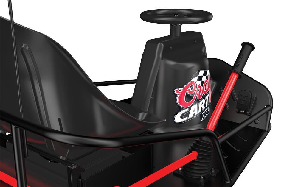Razor Crazy Cart XL Electric drifting Go kart, Black