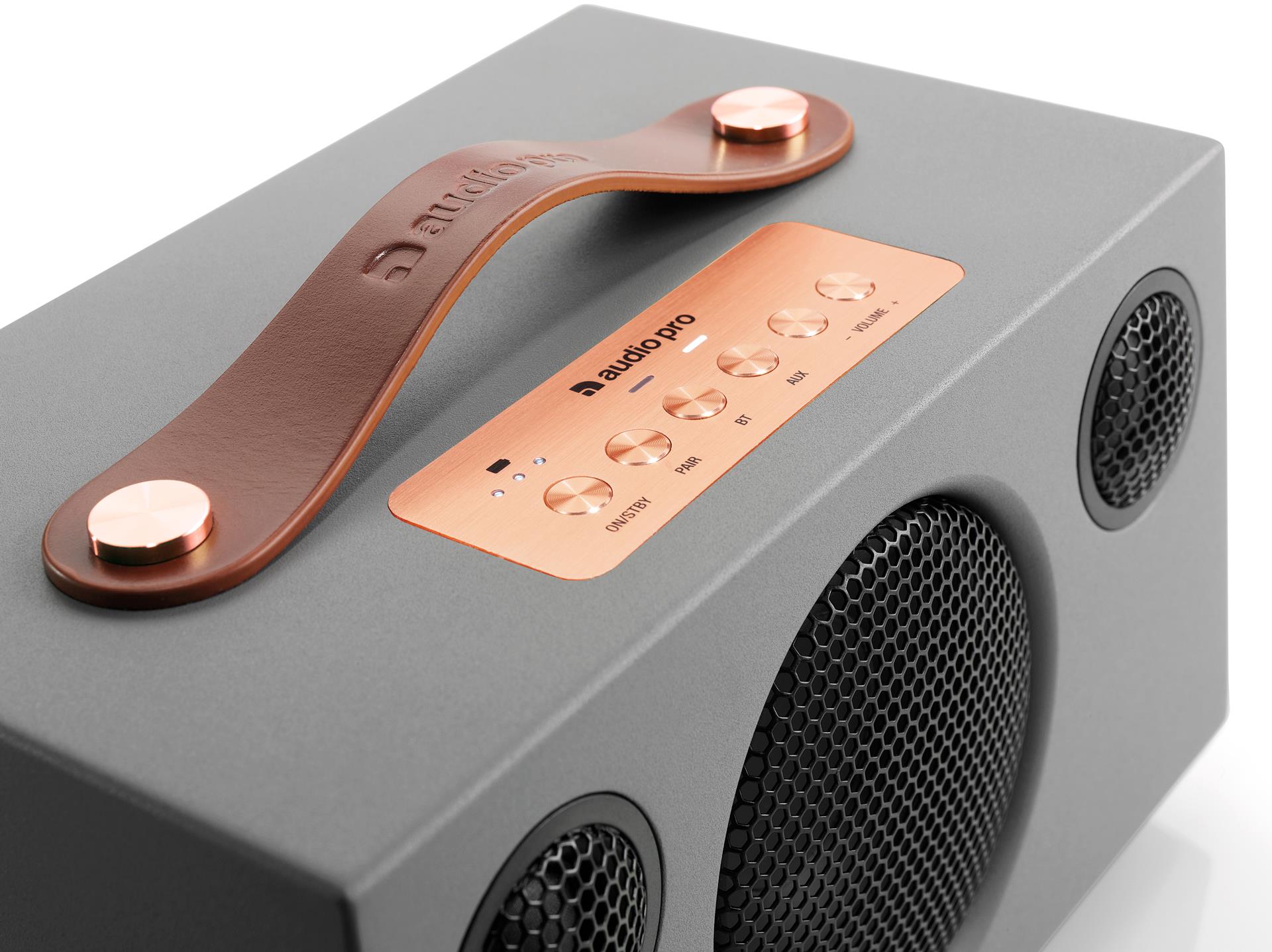 Audio Pro T3+ Bluetooth speaker, Grey