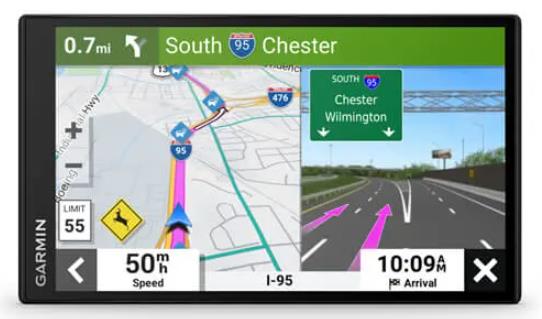 Garmin Drive 76 Navigator with Live Traffic and smartphone app