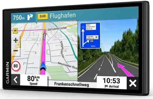 Garmin Drive 66 Navigators ar Satiksmes informāciju un viedtālruņa lietotni