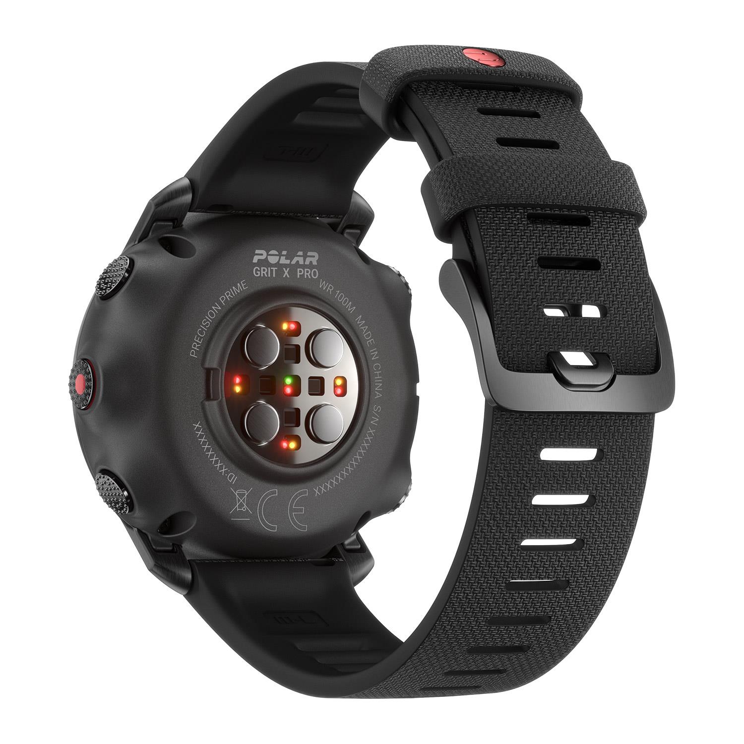 Polar Grit X Pro Sport Smartwatch, Black