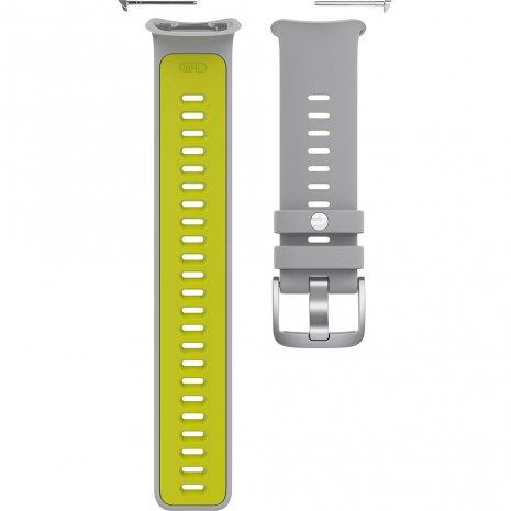 Polar Vantage V2 Pемешок для часов, 22 мм, размер  S-L, Серый / салатовый