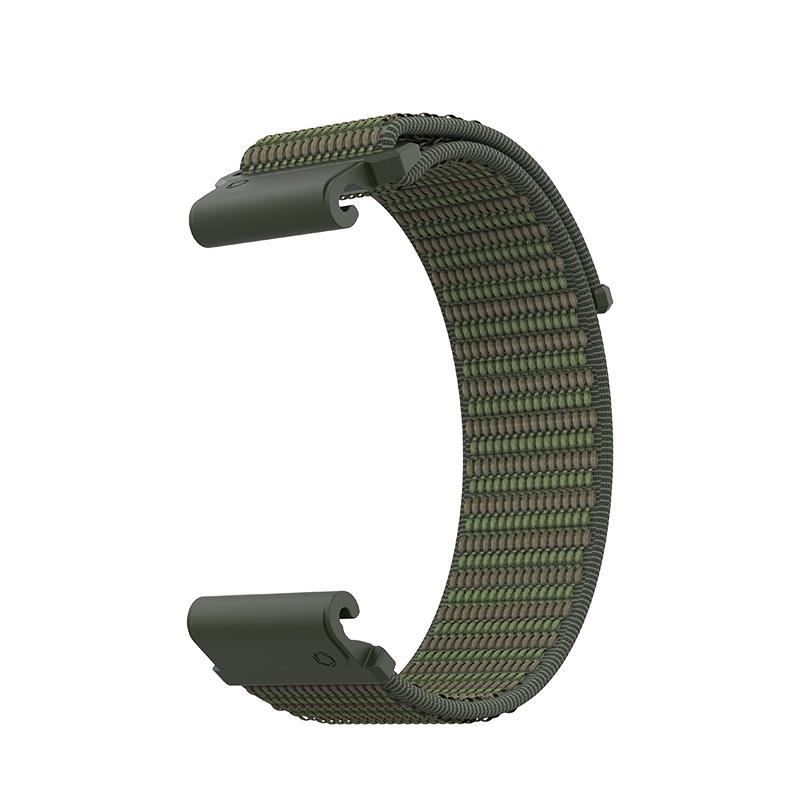 Coros Pro Nylon Watch Band, 22mm, Green