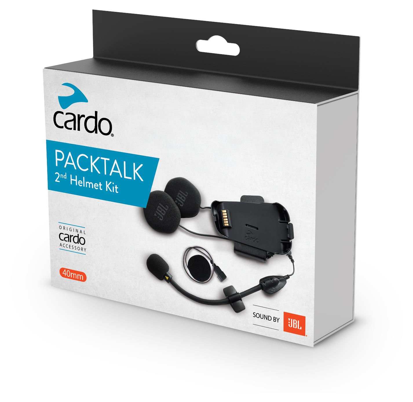 Cardo PackTalk 2nd Helmet Kit Audio komplekts ar skaņu no JBL
