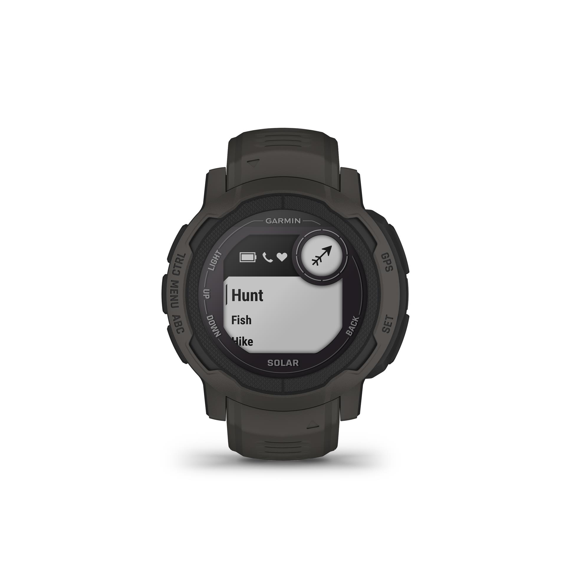 Garmin Instinct 2 Standard Solar watch, 45 mm, Graphite