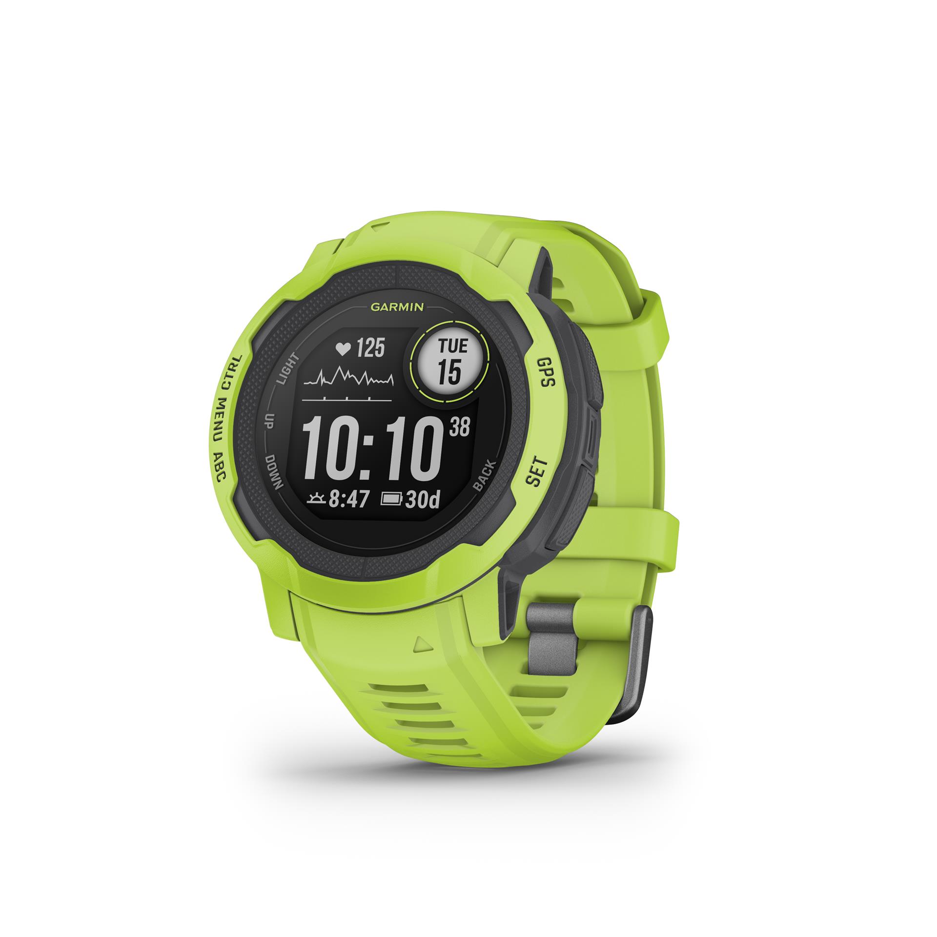 Garmin Instinct 2 Standard Laikrodžiai nuotykiams, 45 mm, Elektrinė žalia