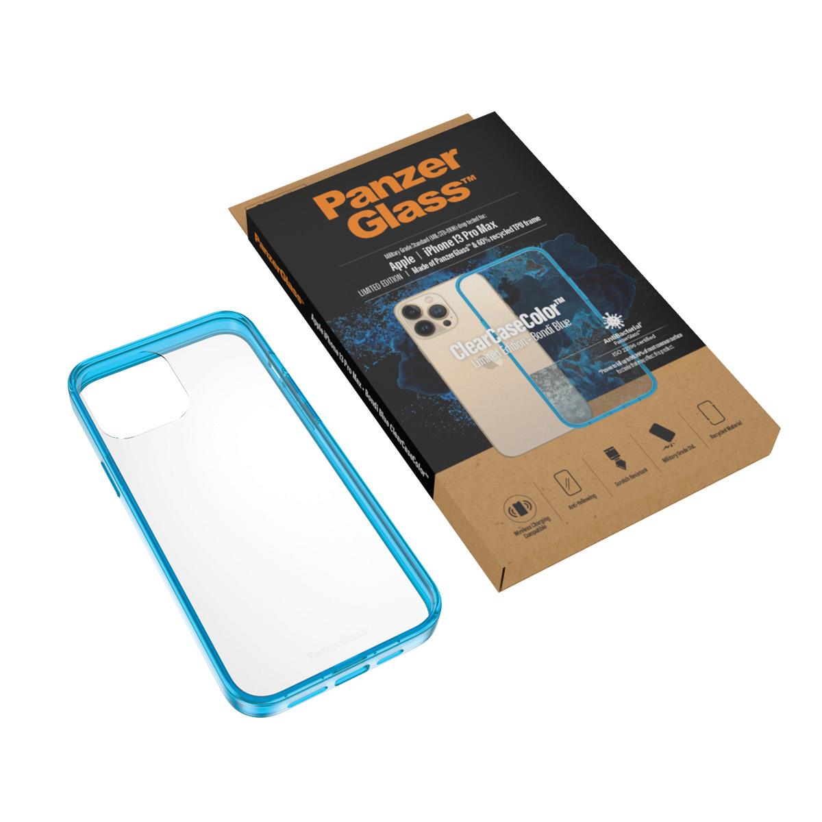 PanzerGlass™ ClearCase for Apple iPhone 13 Pro Max Bondi Blue AB