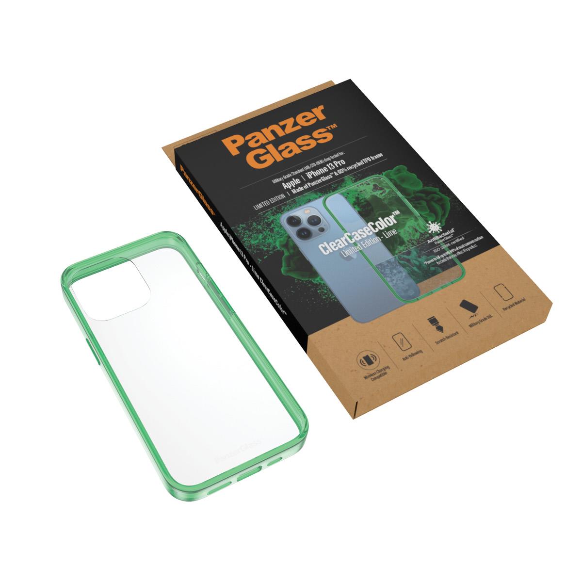 PanzerGlass™ ClearCase for Apple iPhone 13 Pro Lime AB