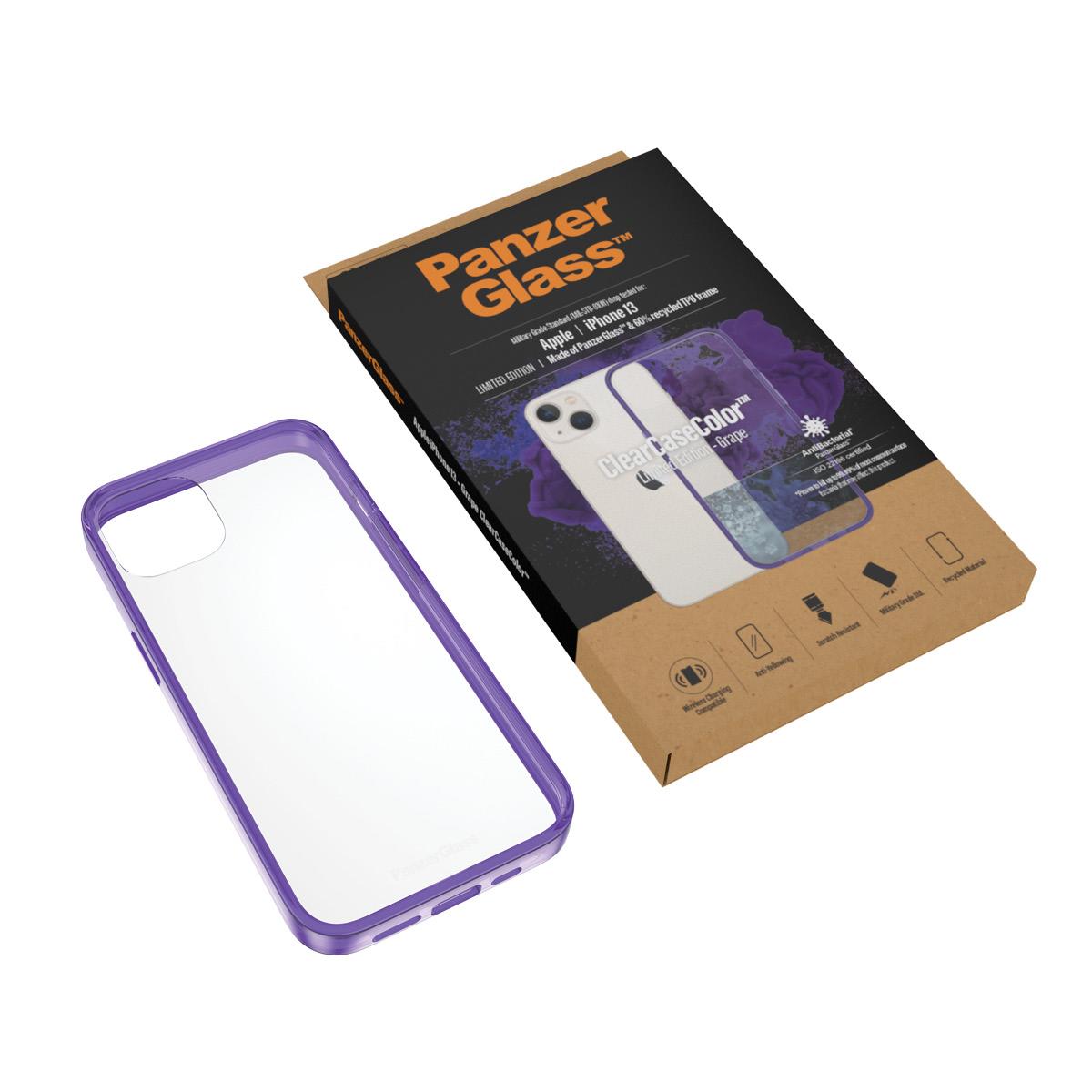 PanzerGlass™ ClearCase for Apple iPhone 13 Grape AB