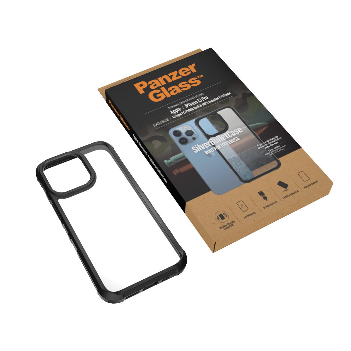 PanzerGlass™ Silverbullet Case for Apple iPhone 13 Pro Black AB