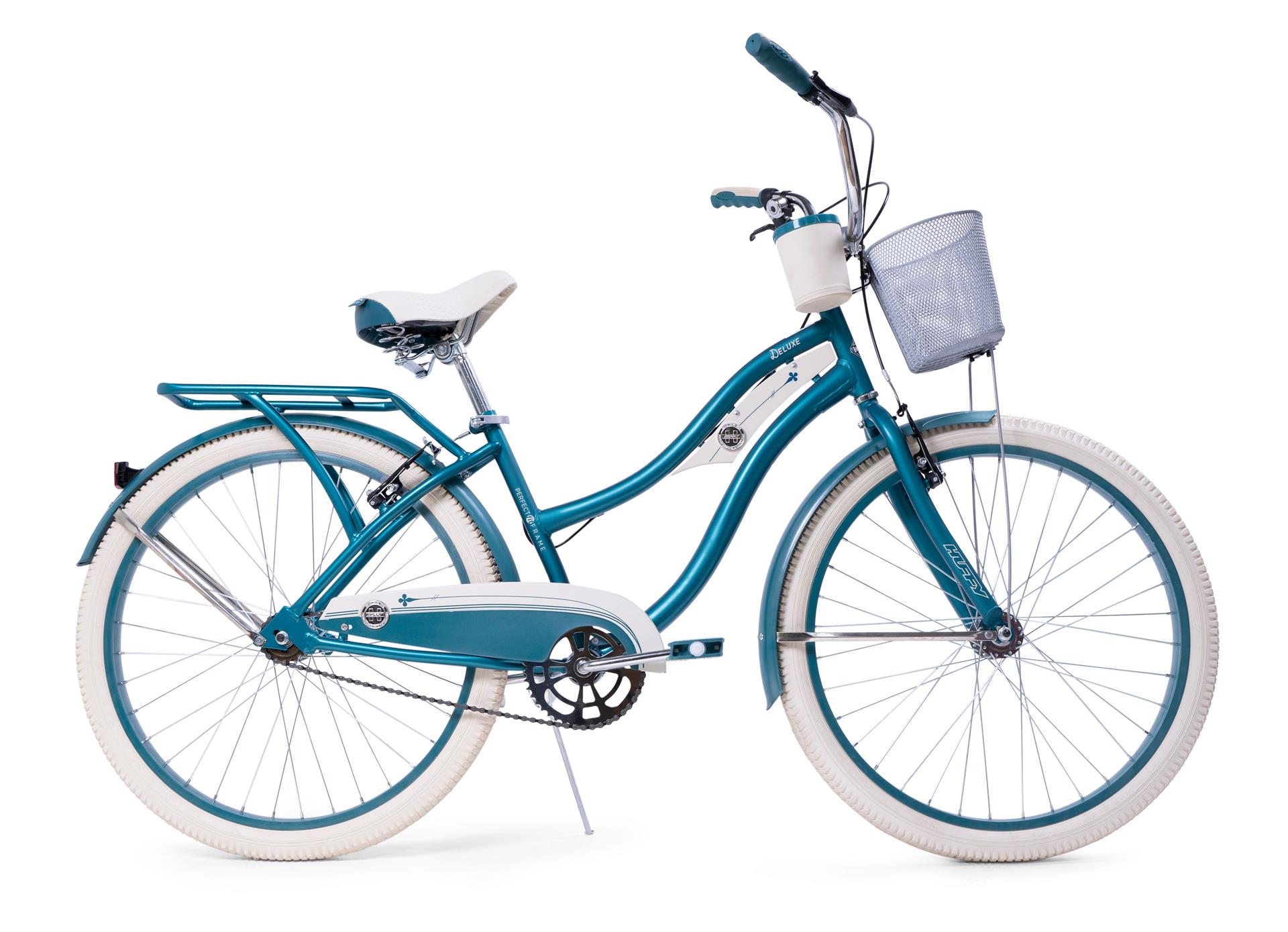 Huffy Duluxe Cruiser Sieviešu velosipēds, 26", Smaragda krāsā