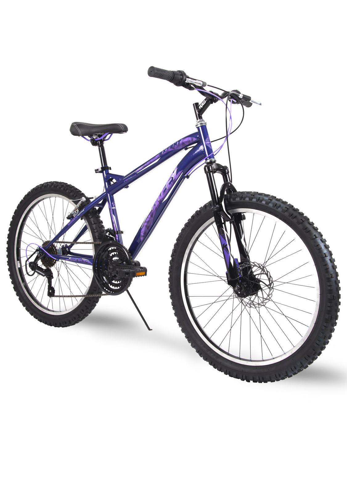 Huffy Extent 24" Mountain Bicycle, Shimano TZ 31, Midnight Purple