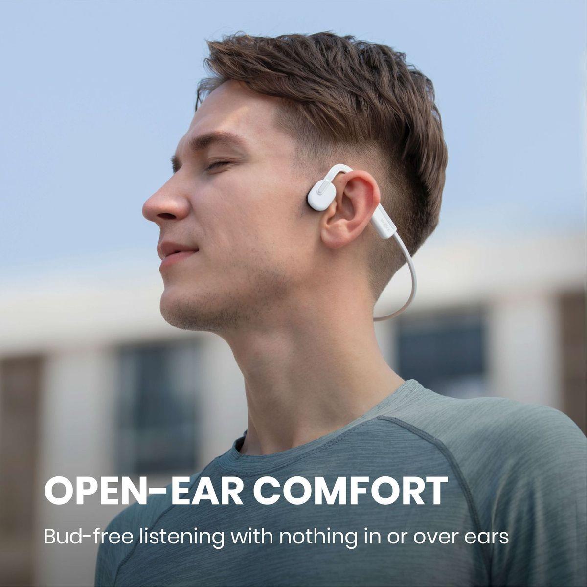 Shokz OpenMove Bone conduction headphones, White