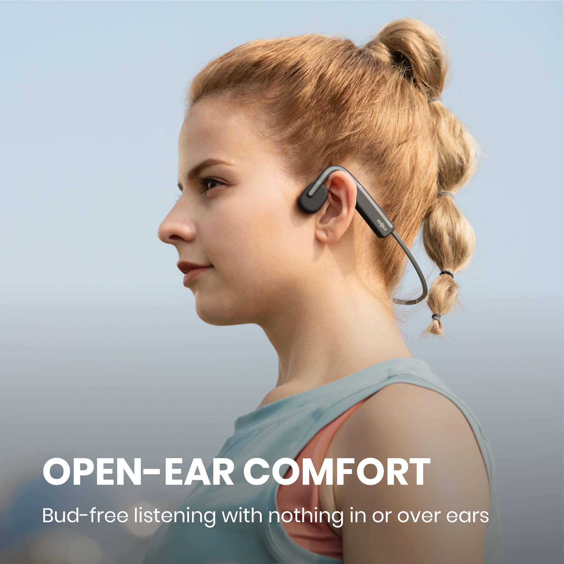 Shokz OpenMove Bone conduction headphones, Grey
