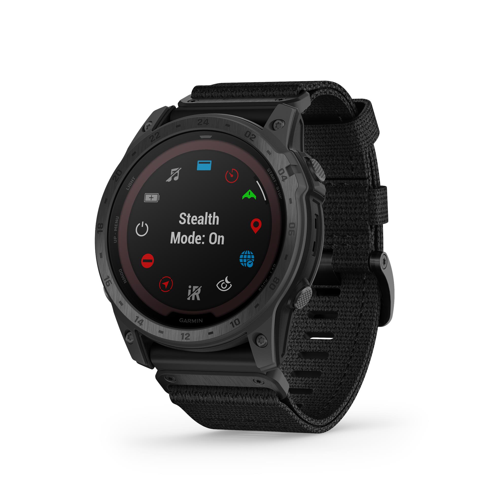 Garmin Tactix 7 Pro Ballistics Solar Powered Tactical GPS Watch with Applied Ballistics and Nylon Band