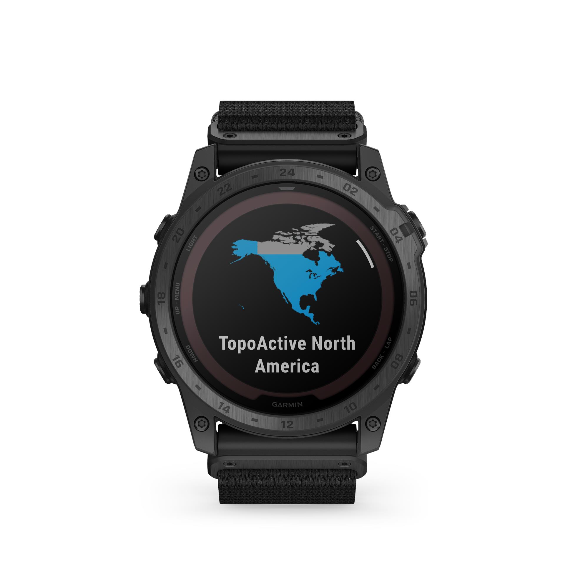 Garmin Tactix 7 Pro Solar Saulės energija maitinamas taktinis GPS laikrodis su nailoniniu dirželiu