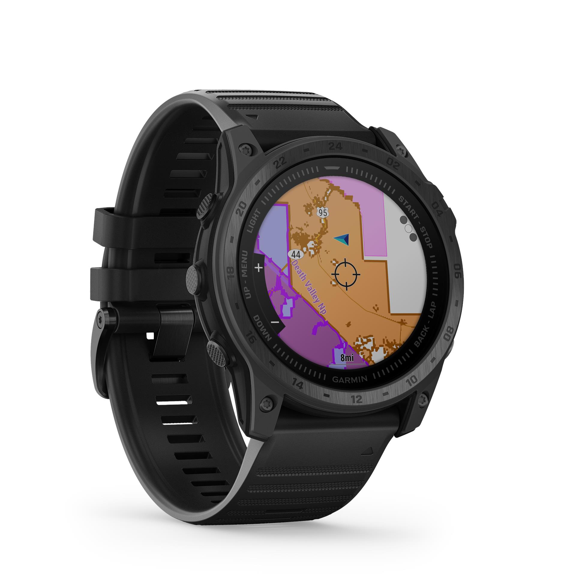 Garmin Tactix 7 Premium GPS taktiskais pulkstenis ar silikona siksniņu