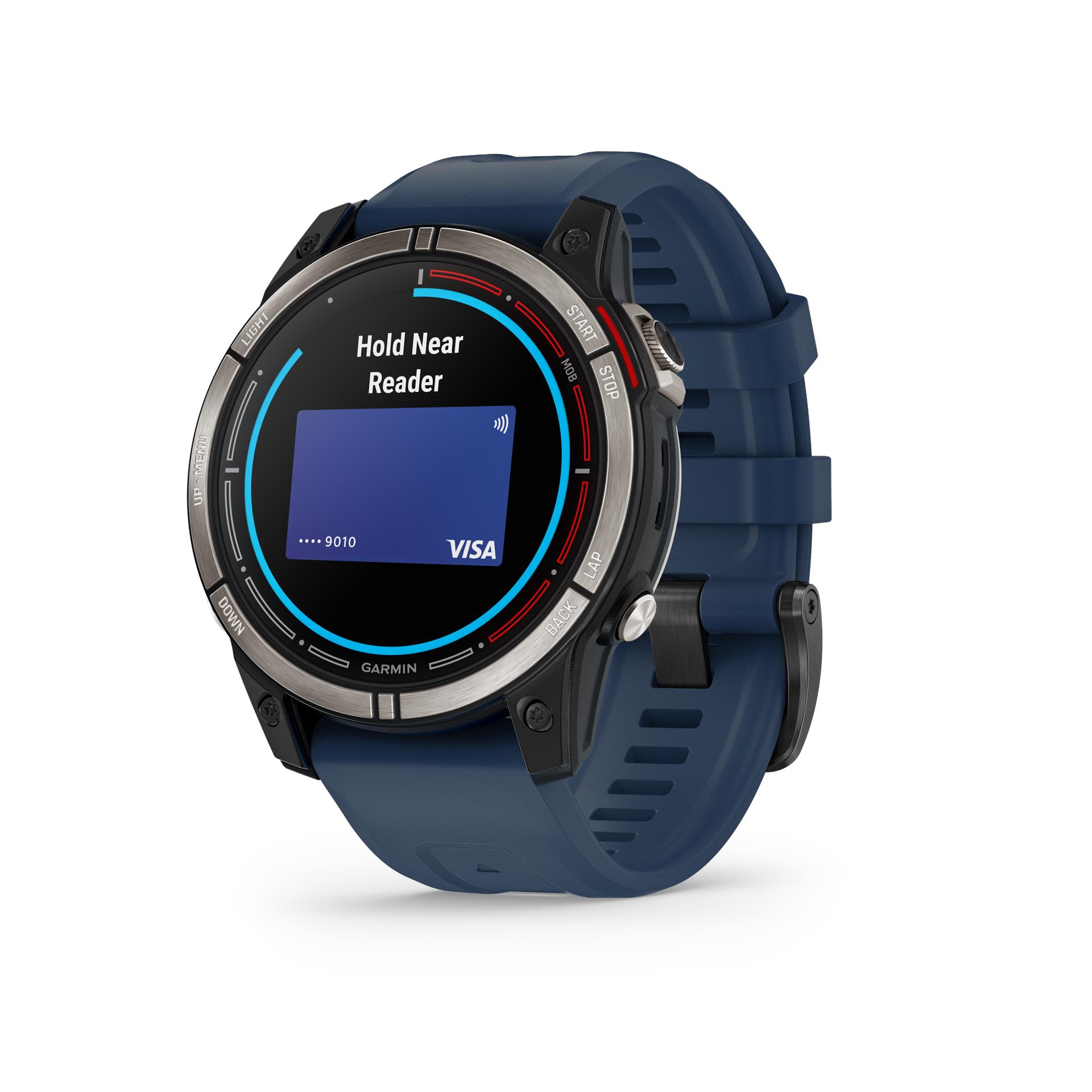 Garmin quatix 7 Sapphire Amoled смарт-часы с GPS, 47 mm, темно-синий