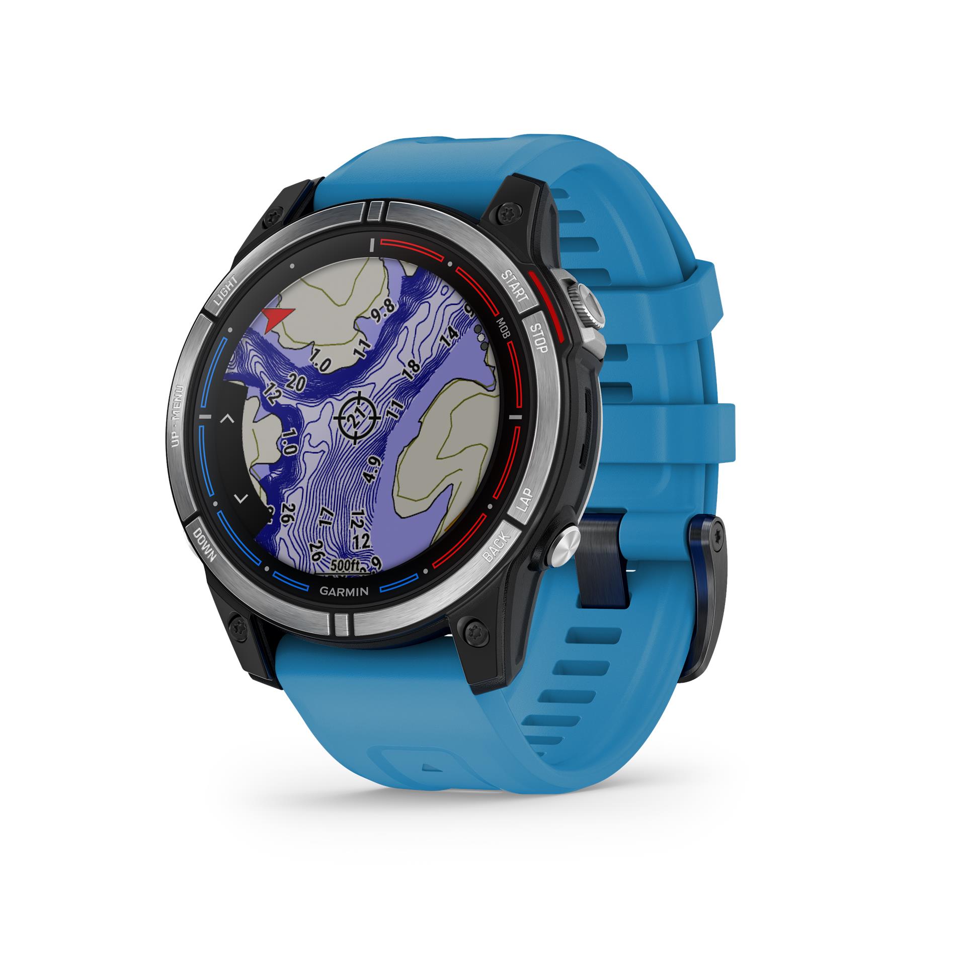 Garmin quatix 7 Standard išmanusis GPS laikrodis, 47 mm, mėlynas
