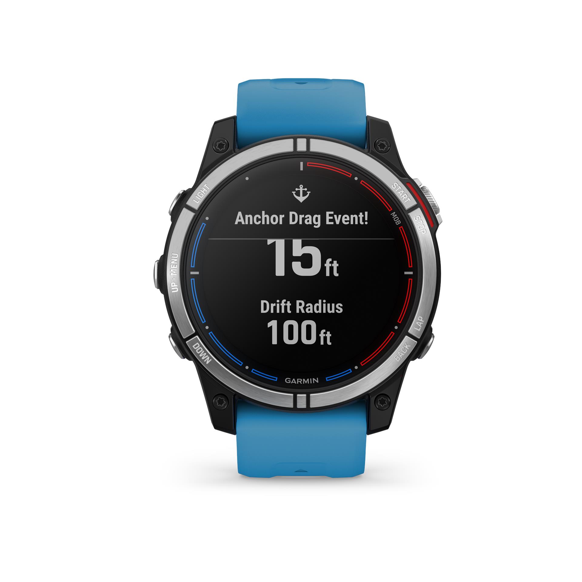 Garmin quatix 7 Standard GPS Smartwatch, 47 mm, Blue