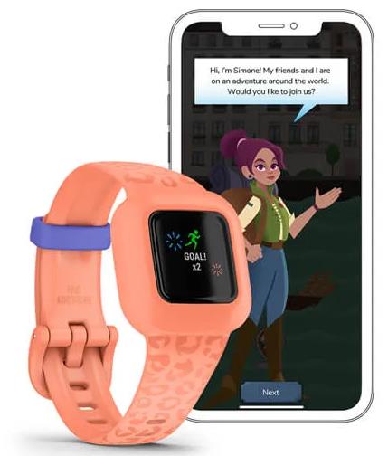 Garmin vivofit jr. 3 Smartwatch for kids, Peach