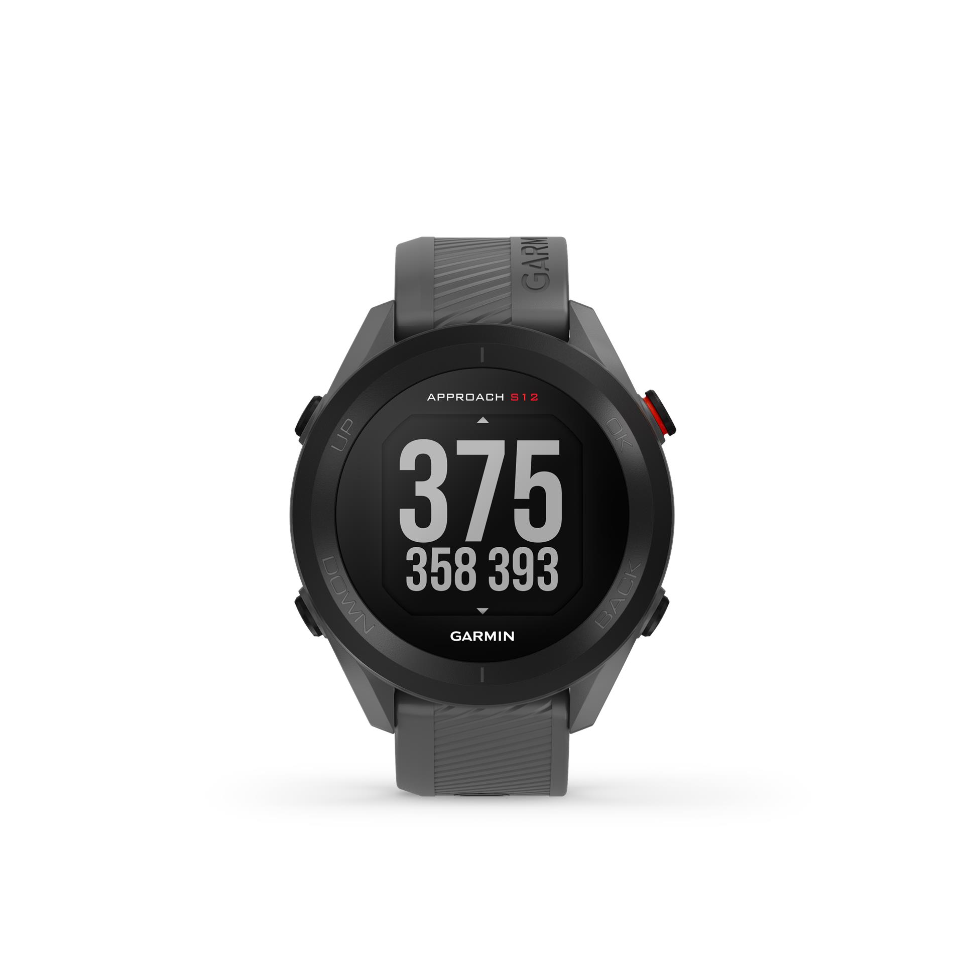 Garmin Approach S12 Golf watch, Slate Gray, 2022
