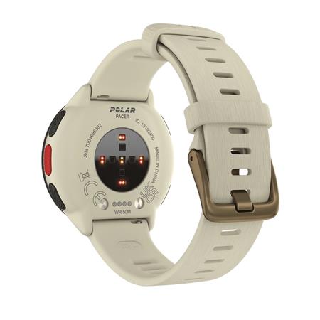 Polar Pacer GPS Running Watch, White