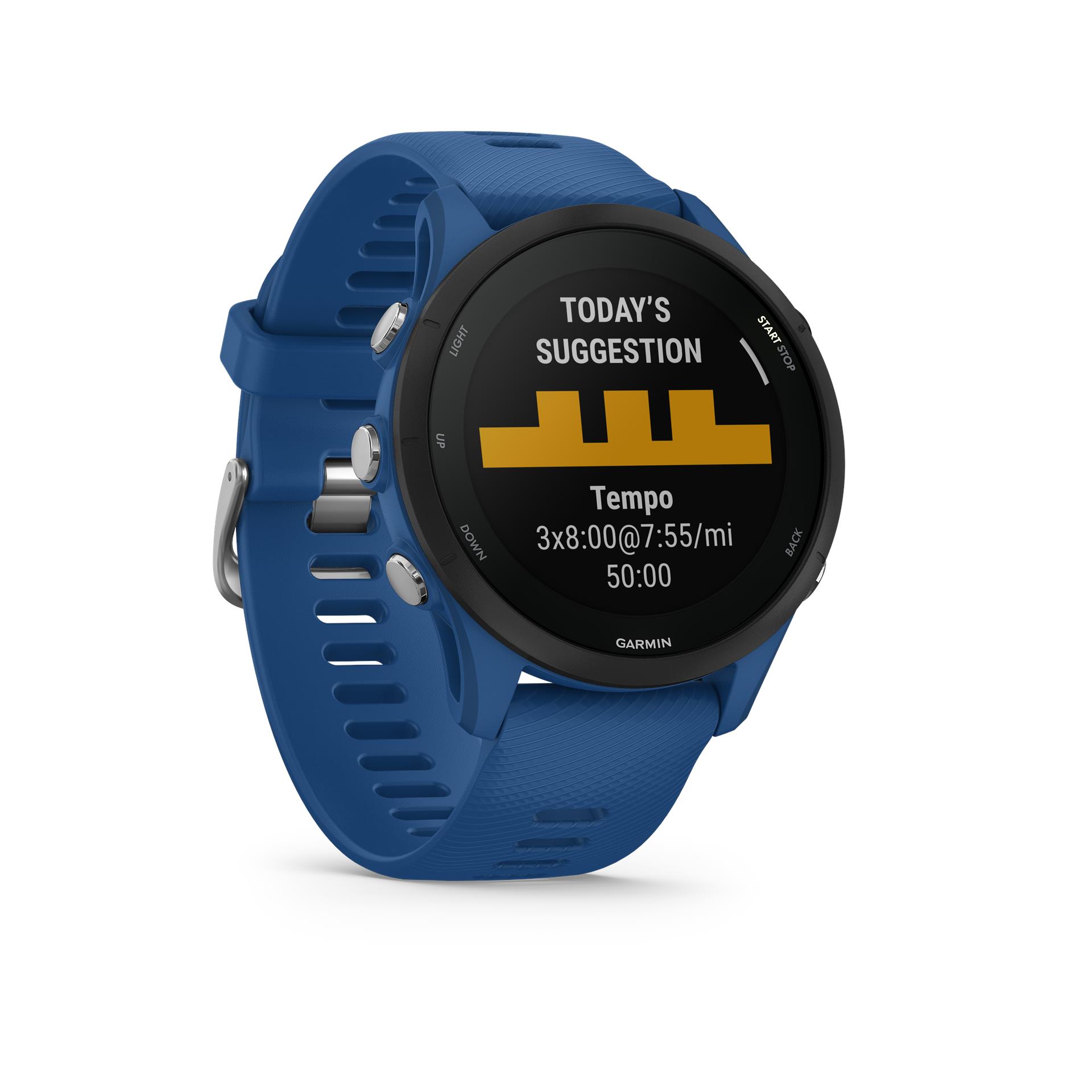 Garmin Forerunner 255 Running watch, 46 mm, Tidal Blue