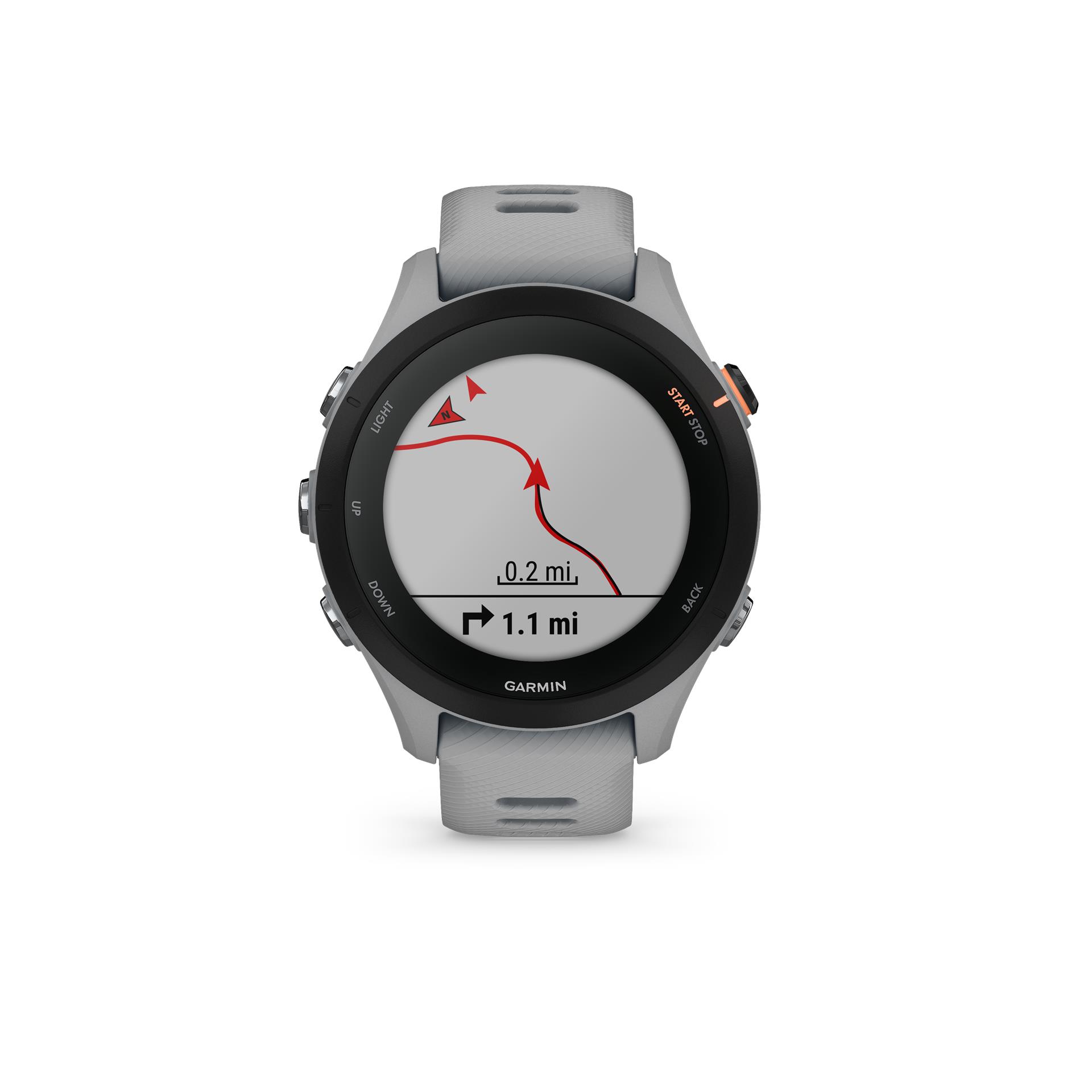 Garmin Forerunner 255S Bėgimo laikrodis, 41 mm, Milteliai pilka