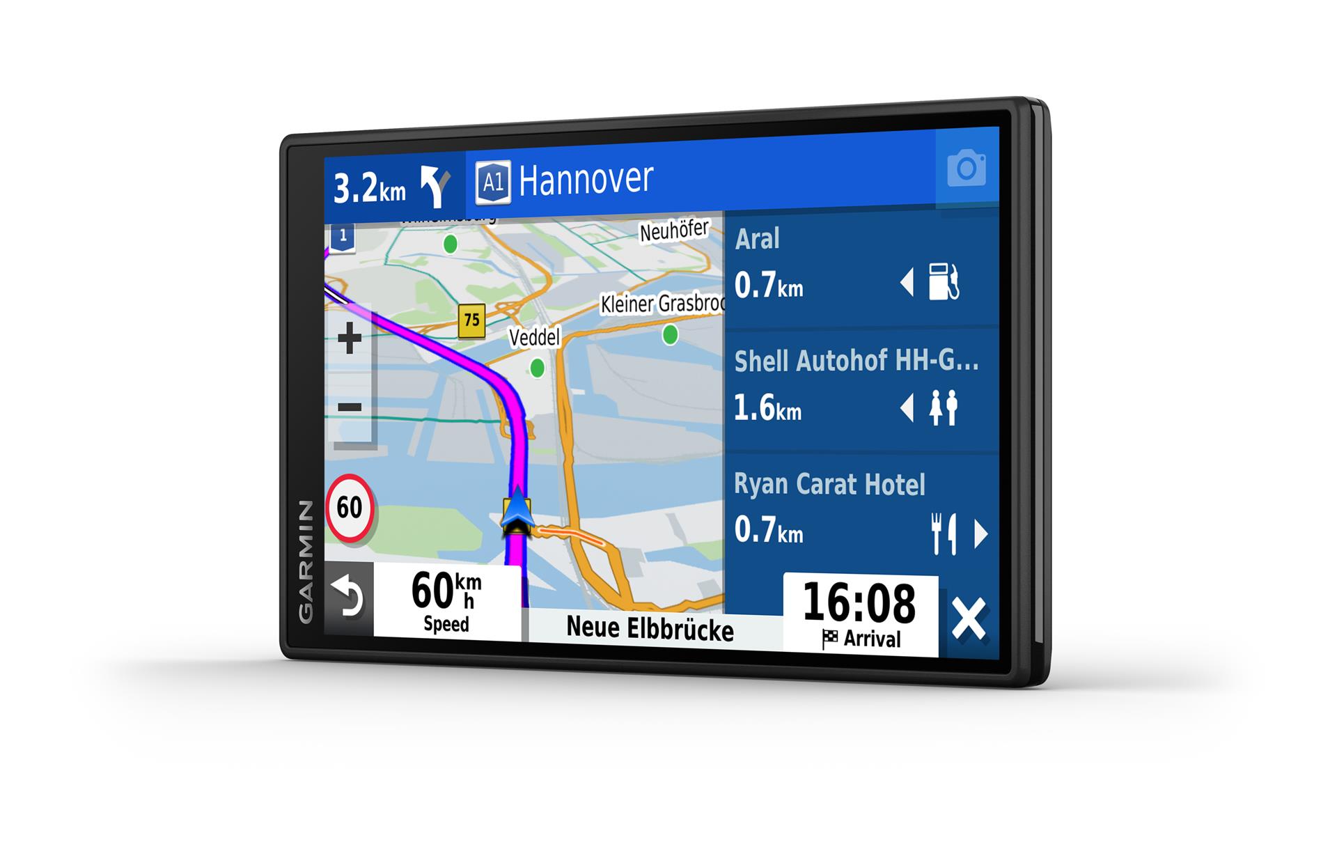 Garmin Drive 55 Navigacijos įrenginys su „Live Traffic“ per išmaniojo telefono programėlę