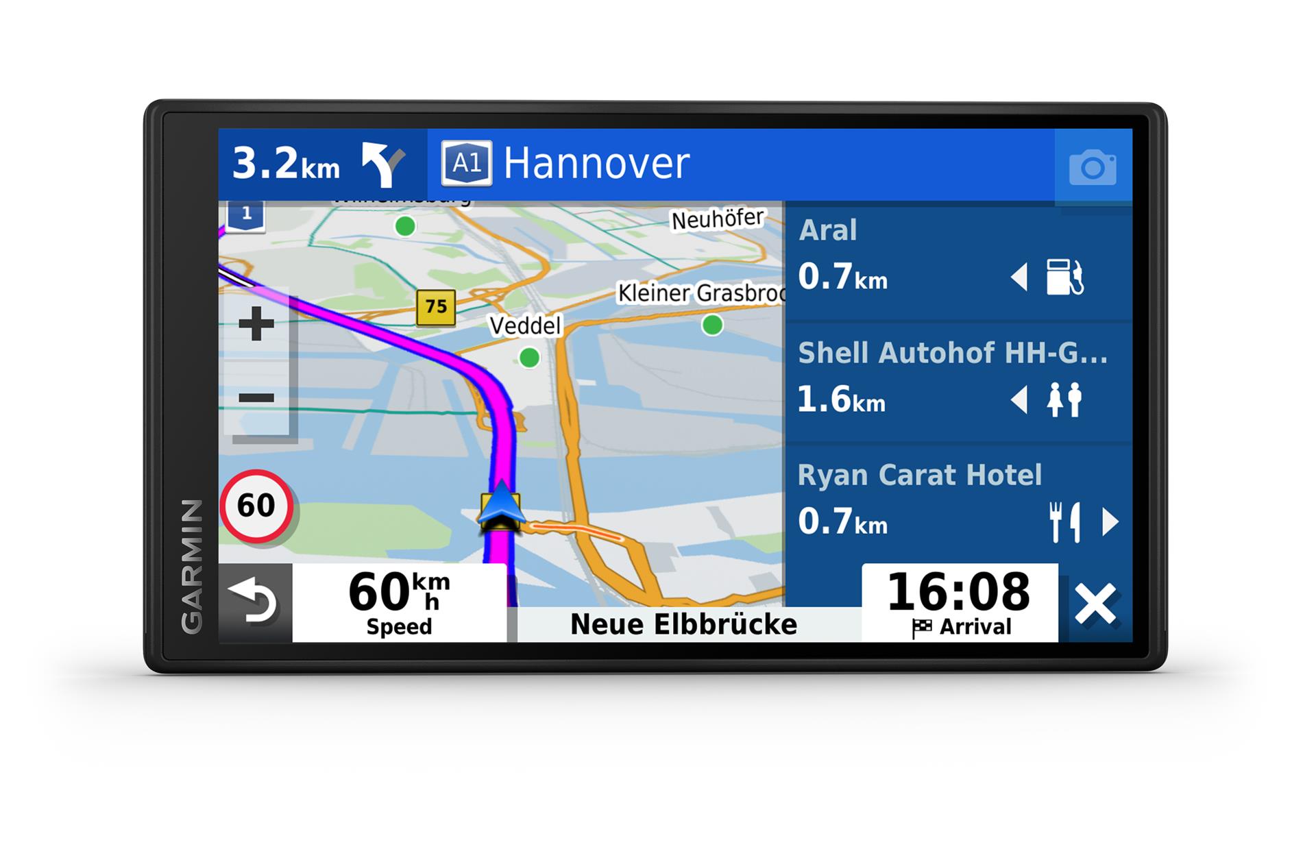 Garmin Drive 55 Navigatsiooniseade Live Traffic'iga nutitelefoni rakenduse kaudu