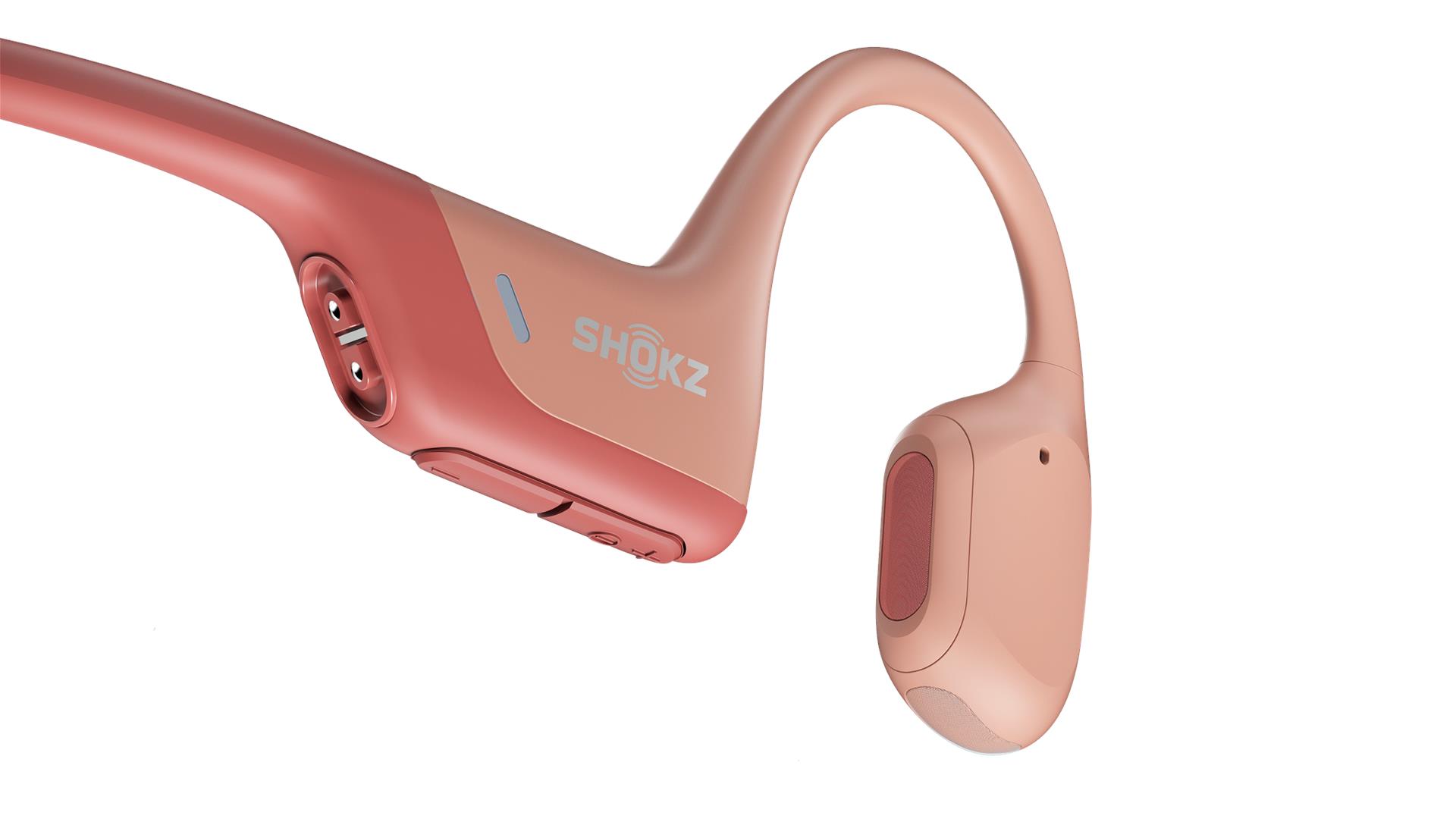 Shokz OpenRun Pro Premium Luujuhtivustehnoloogiaga kõrvaklapid, Roosad