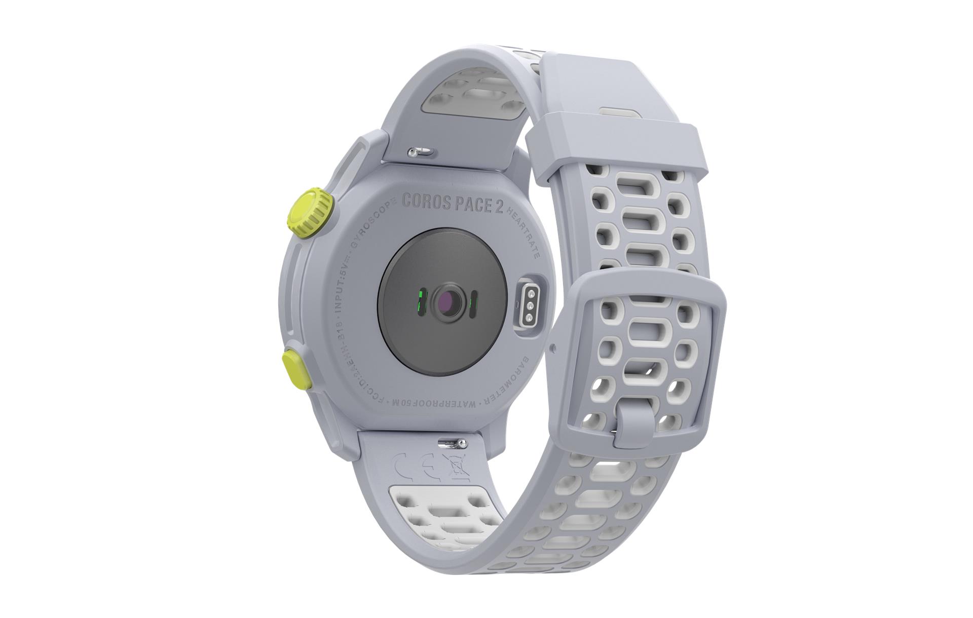 Coros Pace 2 Premium GPS Sport Silicone Watch, White