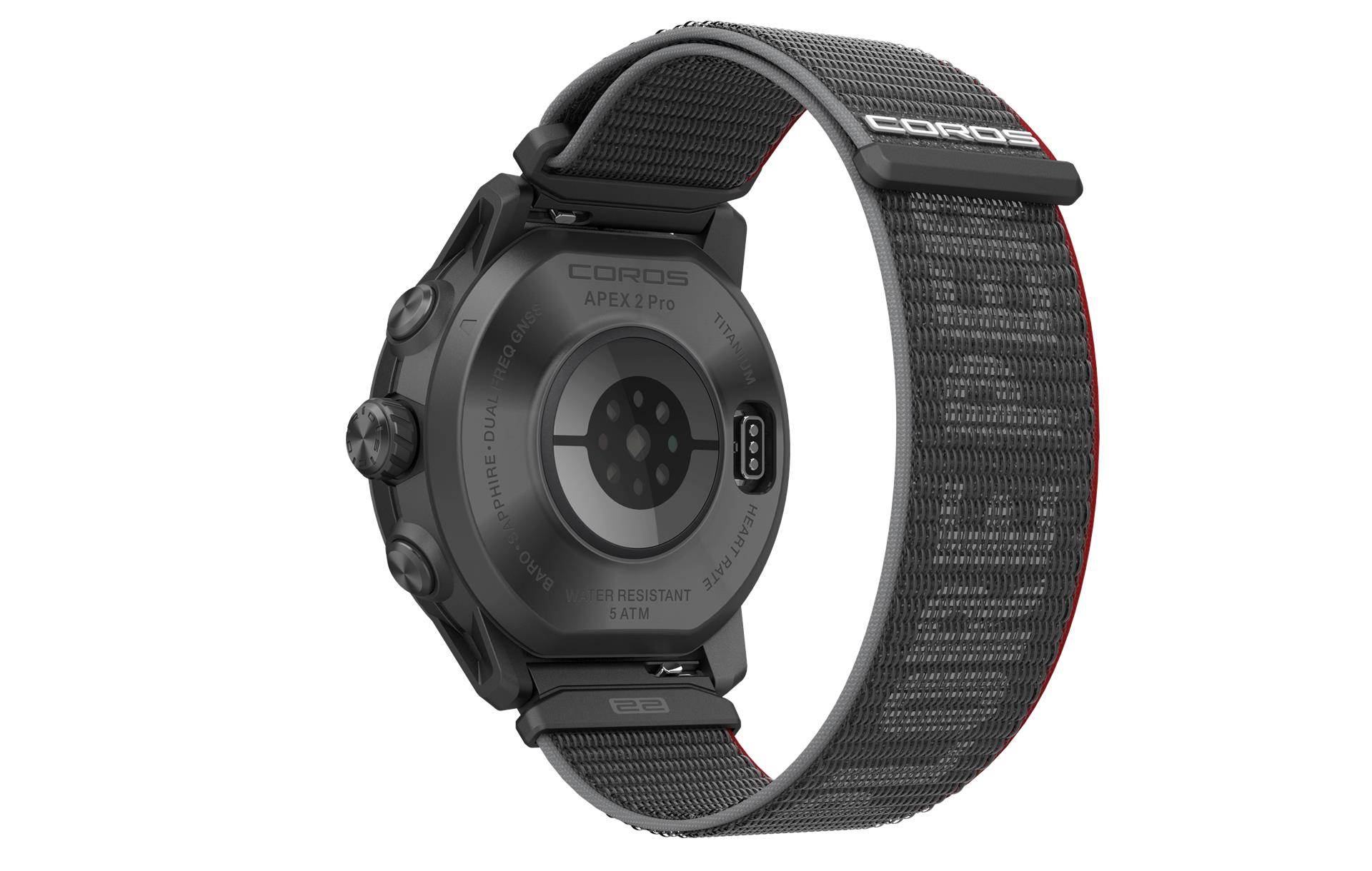 COROS APEX 2 Pro GPS laikrodis skirtas lauko veiklai, juodas